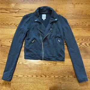 Yaya Non de Plume Cotton Moto Jacket